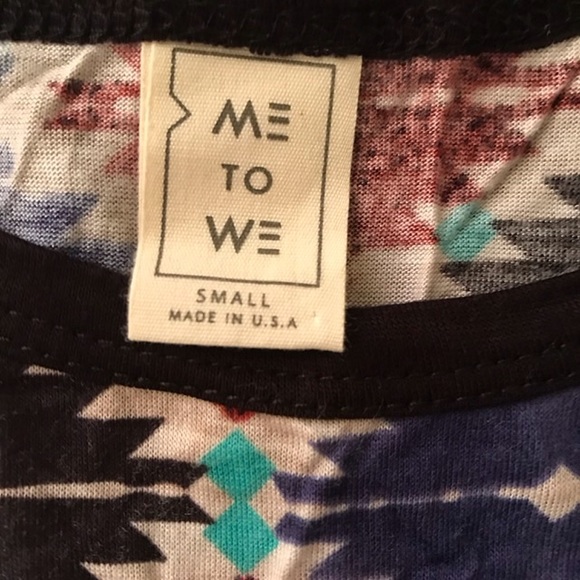Me to We PacSun Aztec Tank Small NWT - Picture 4 of 9